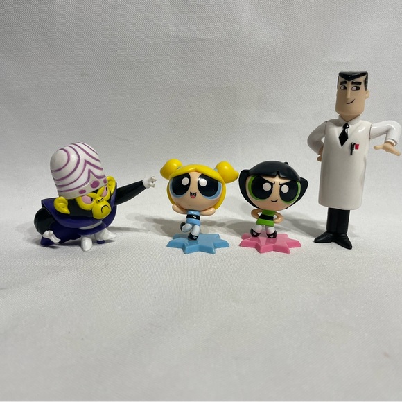 Retro Power Puff Girls Toy Lot Great Condition - Picture 1 of 6